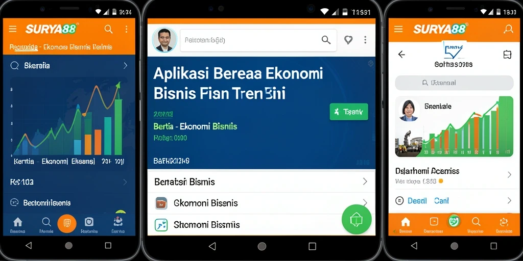 Tampilan antarmuka aplikasi SURYA88 yang intuitif dan modern.