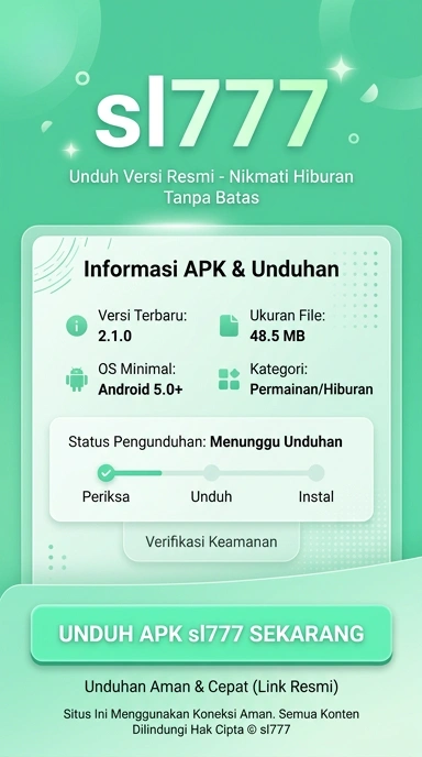 Tampilan halaman APK sl777